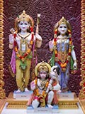 Bhagwan Shri Ram, Shri Sitaji and Shri Hanumanji